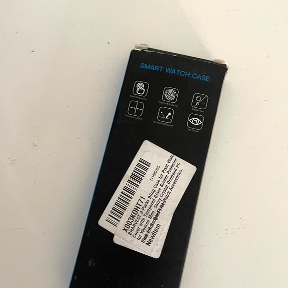 BHARVEST 3-Pack Bling Case for Pixel Watch Cover with Tempered Glass Screen - Picture 4 of 11